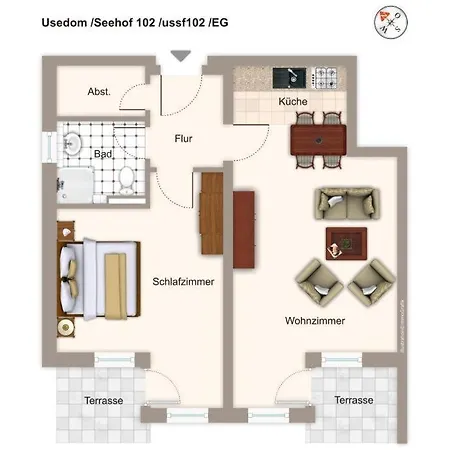 Apartment Seehof Seehof 102 *